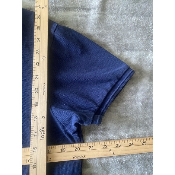 Scotch Soda Polo Shirt Mens Large Blue Navy Knit Sweater Polo Casual Slim-fit - Picture 4 of 5